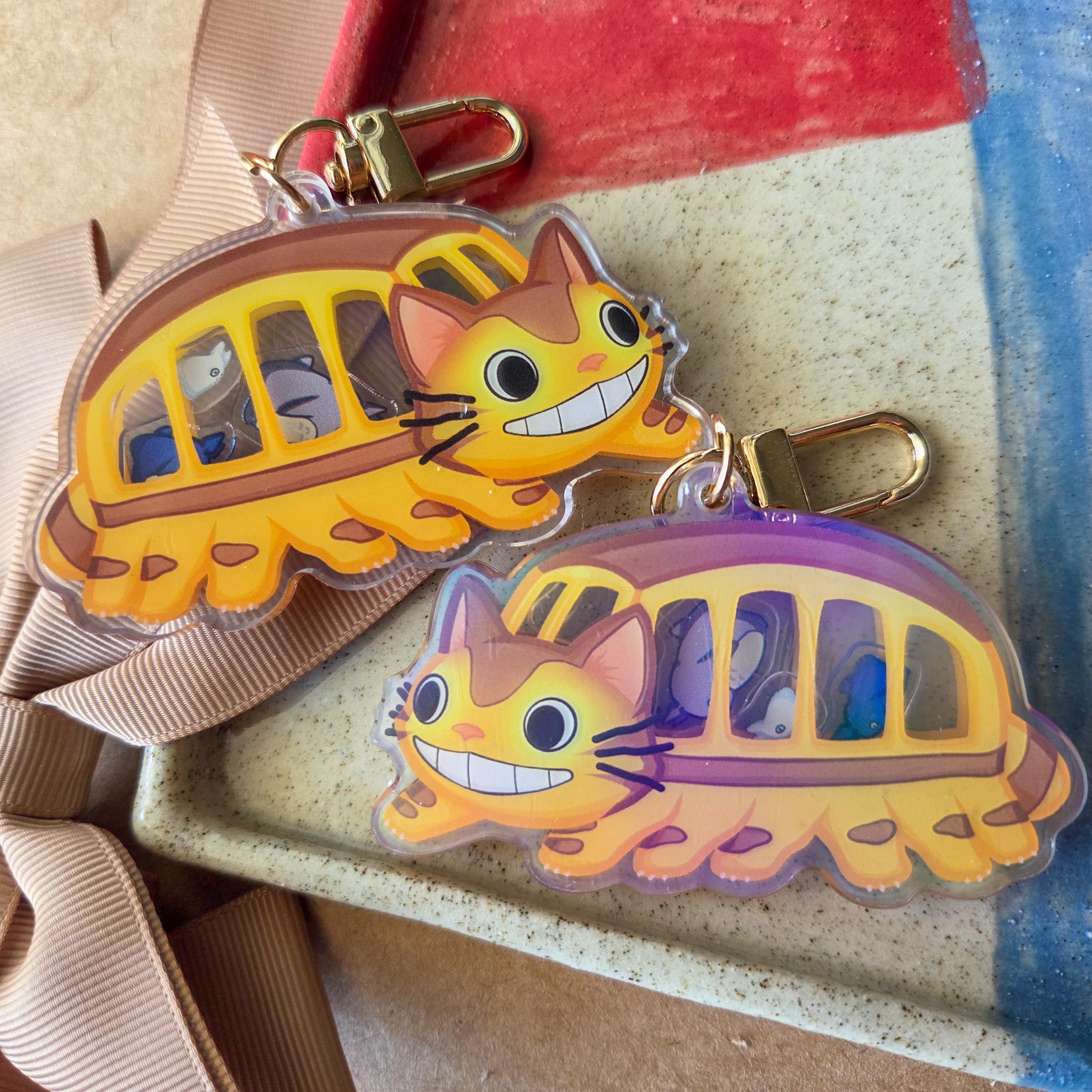 Catbus Keychain - Etsy
