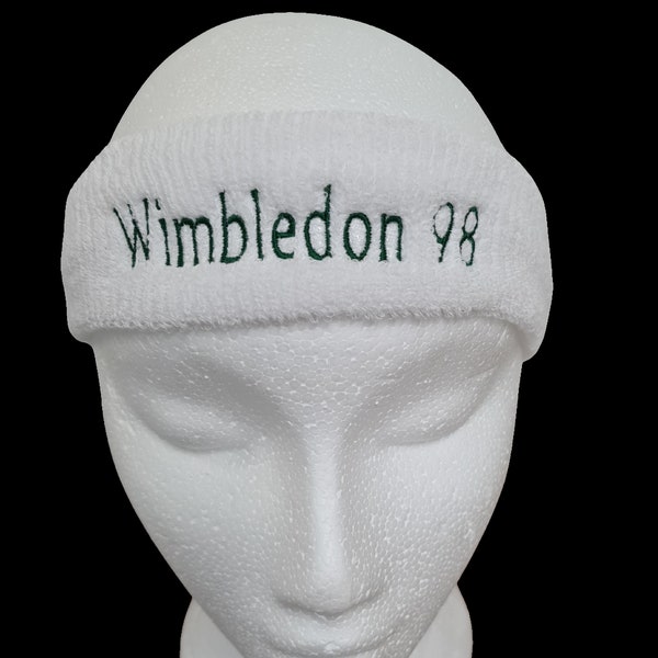 Personalised Sweatbands, Sweatbands with personalisation,100% cotton with elastic.