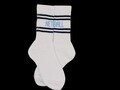 Netball socks ,Sports socks, Sports socks with wording Netball, Luxury sports socks, made in the UK , Netball socks