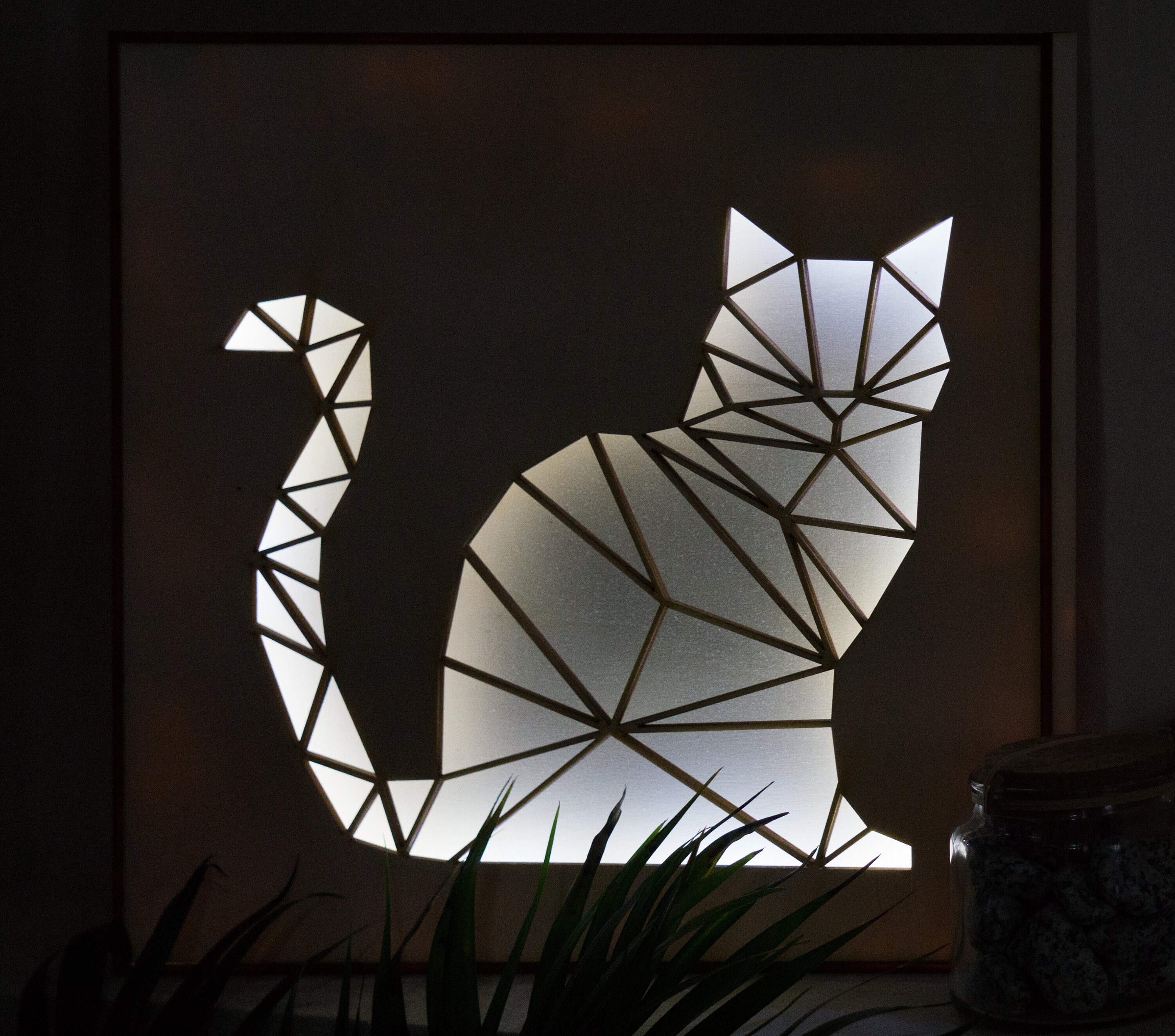 Tableau Lumineux -Chat-