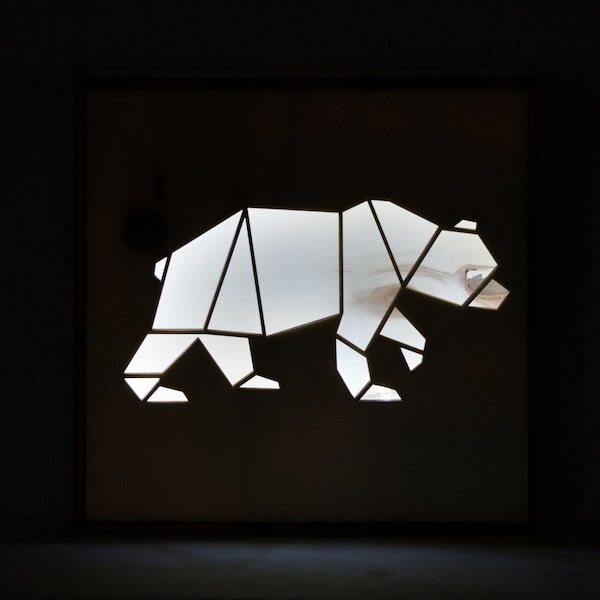 Tableau lumineux - OURS -