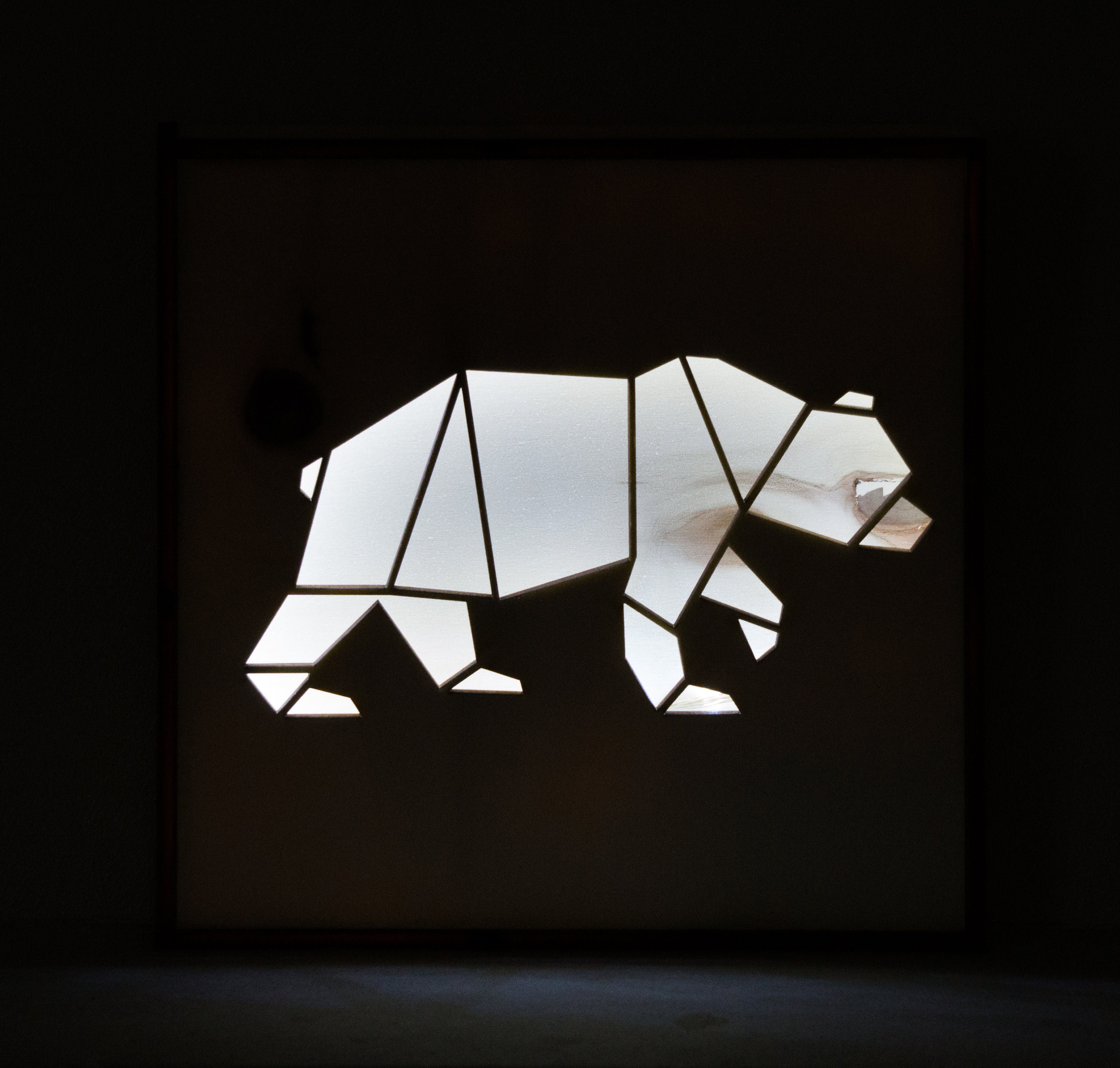 Tableau Lumineux - Ours -