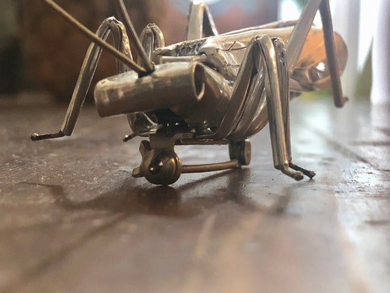 Large Oversized Grasshopper Brooch - image 5