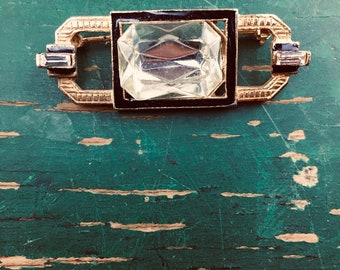 Art Deco inspired mid century brooch