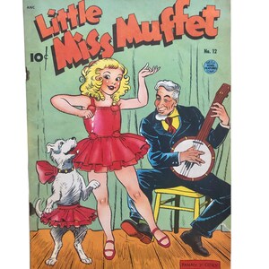 Little Miss Muffet By Fanny Y Cory February  1949 12th issue King Features Comic