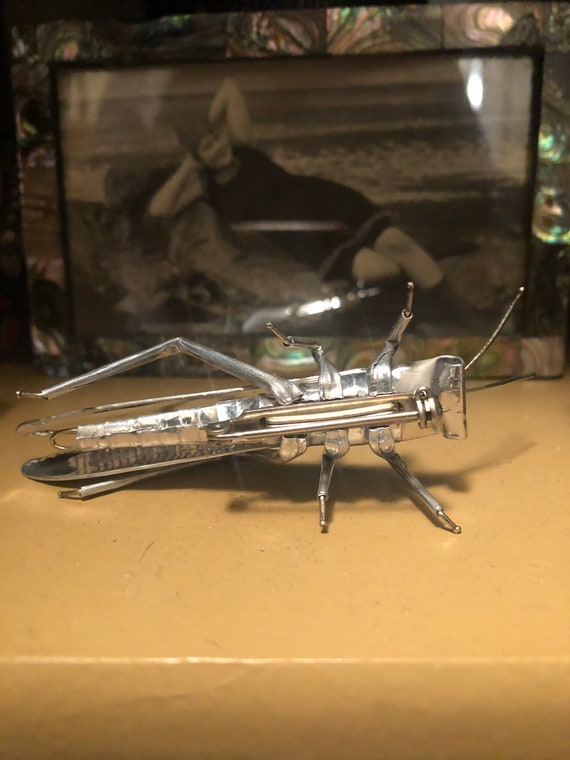 Large Oversized Grasshopper Brooch - image 6