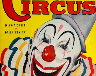 AMERICA'S FAVORITE SHOW Cole Bros. Circus Magazine Daily Review 1945