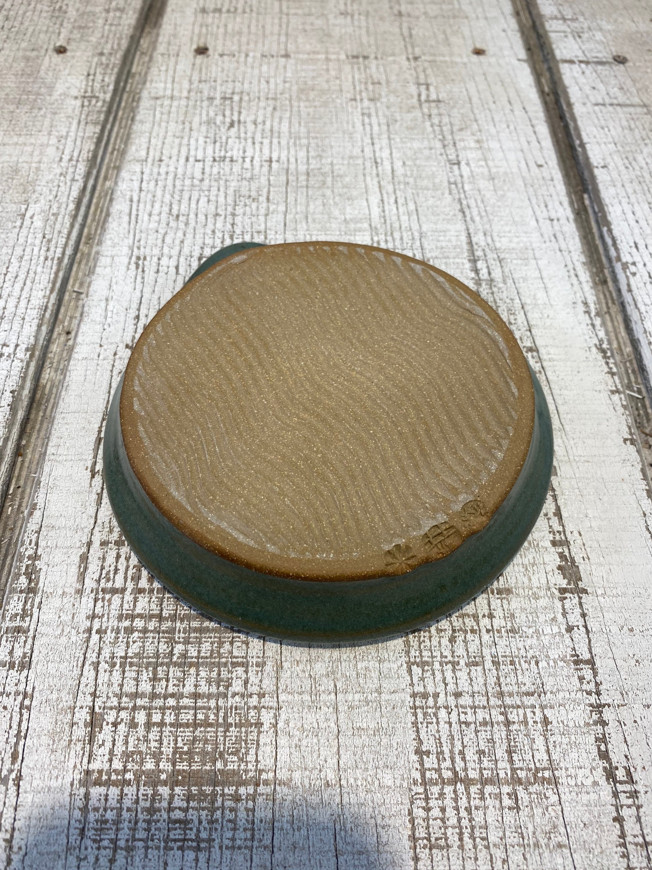 Verde hecho a mano cuchara de cerámica descanso cocina | Etsy