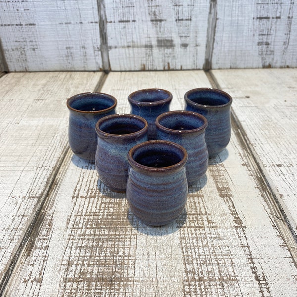 Handmade Pottery Bud Vase, Miniature, Tiny Ceramics, Little Flower Vases, KJF Pottery, Made in Kentucky, Decor, 2”