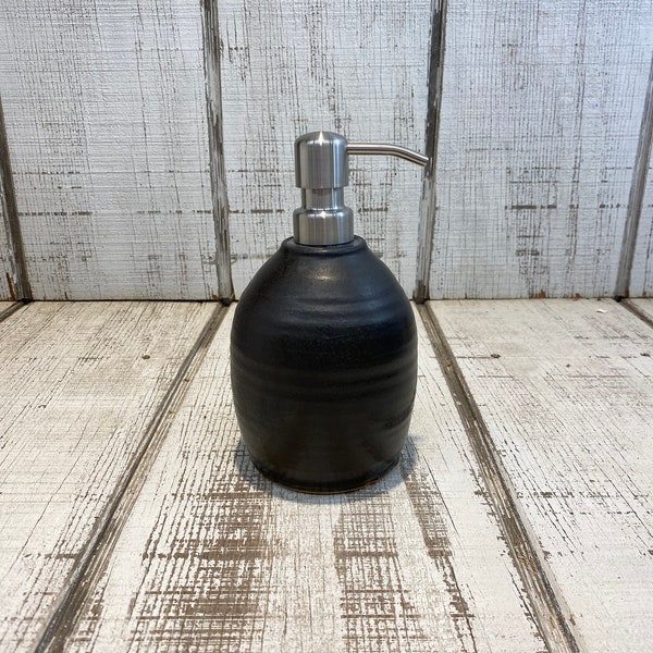 Handmade Ceramic Soap Dispenser Etsy
