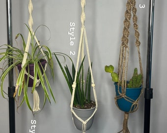 Macrame Plant Hanger, Boho Plant Hanger, Plant Accesories