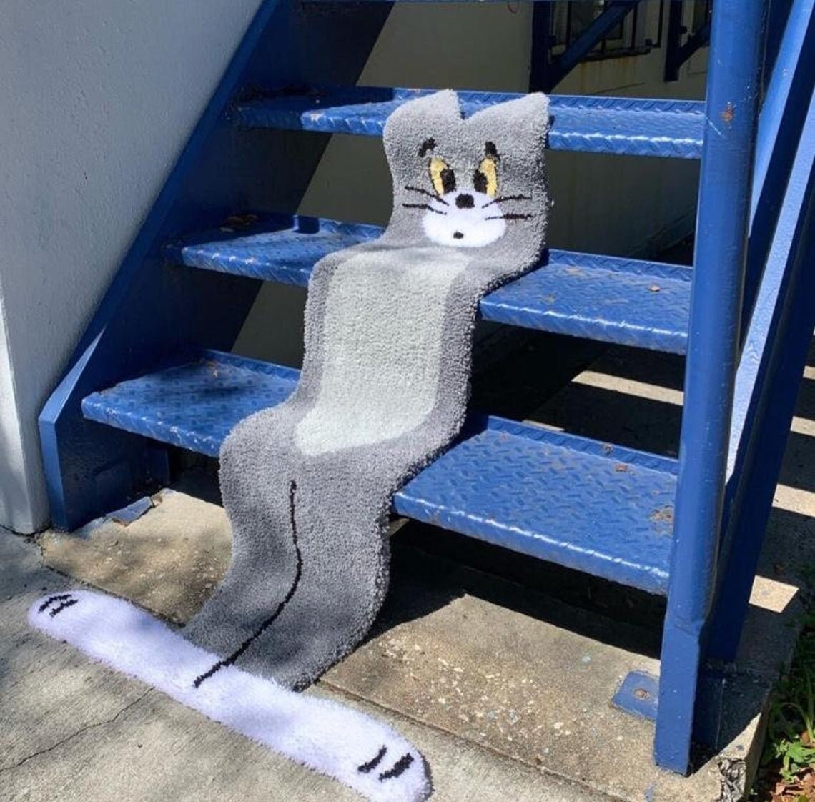 Tom and Jerry Rug Tom Rug Flat Cat Rugs for Stairs Etsy
