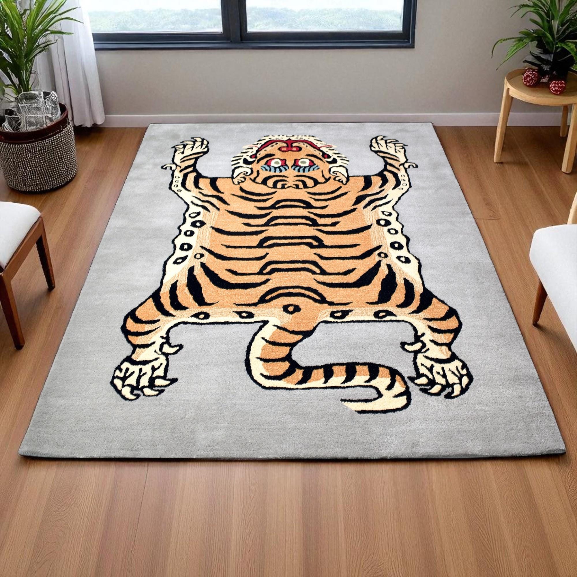Tiger Skin Carpet - Etsy