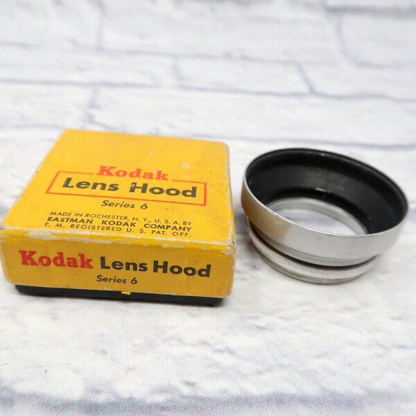 Vintage Kodak Lens Hood Series 6 with Original Box H1