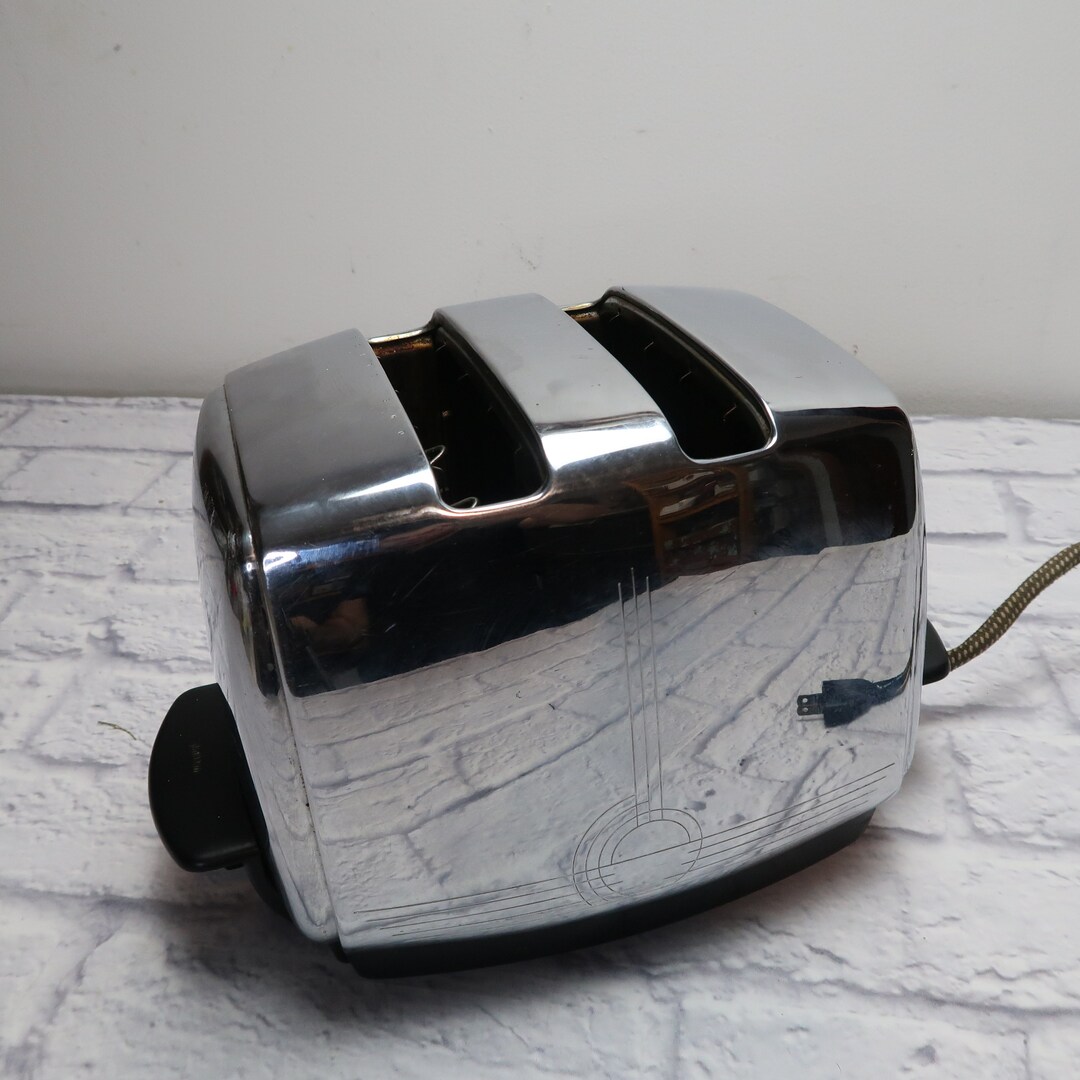 Vintage 1953 Chrome Toaster SUNBEAM MODEL T20B Made in USA Works Etsy