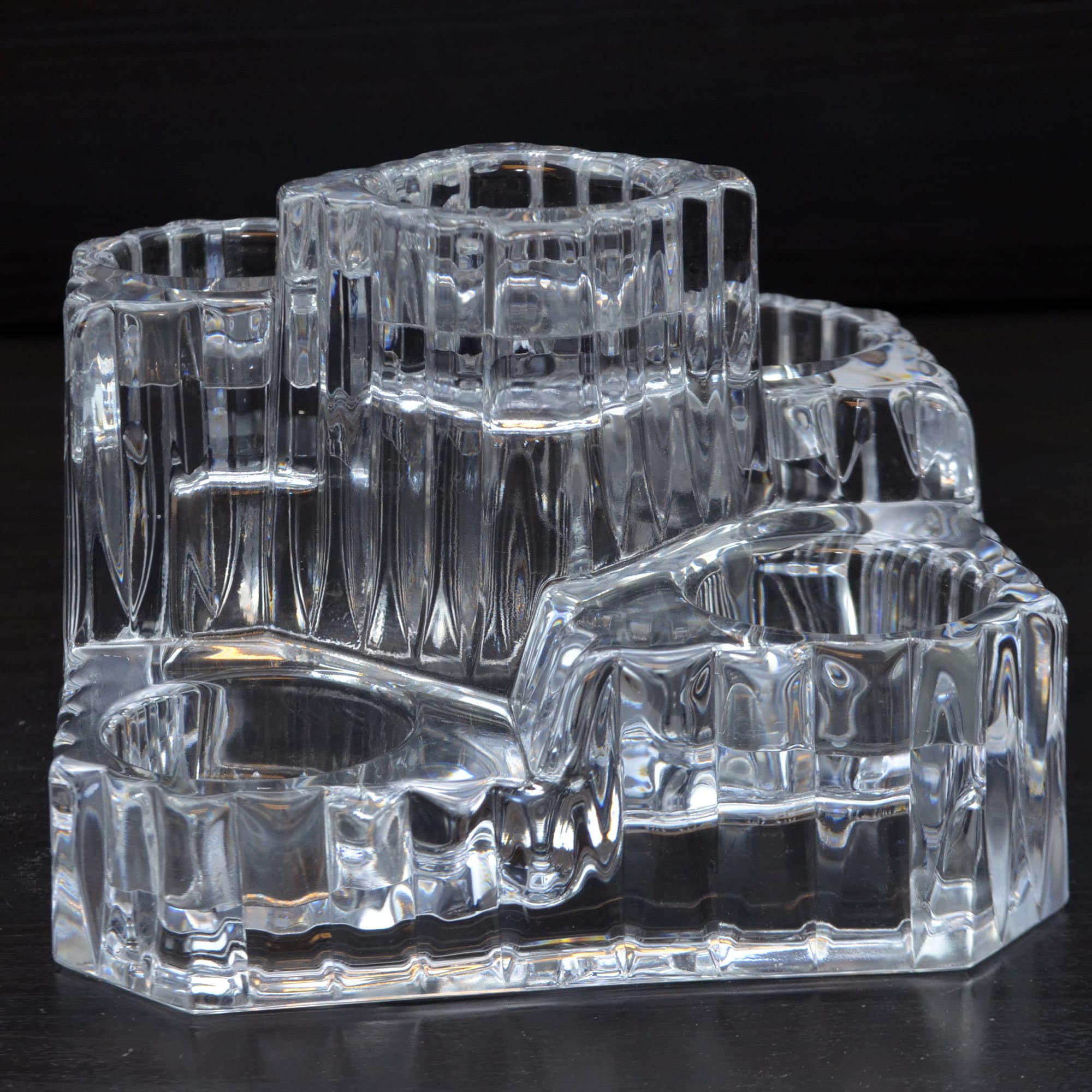 Vintage Lead Crystal 5 Tier Tea Light Votive Candle Holder by Etsy