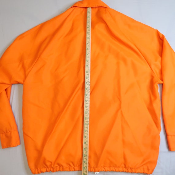 Vintage AVON SPORTSWEAR Nylon Jacket Orange DELET… - image 7