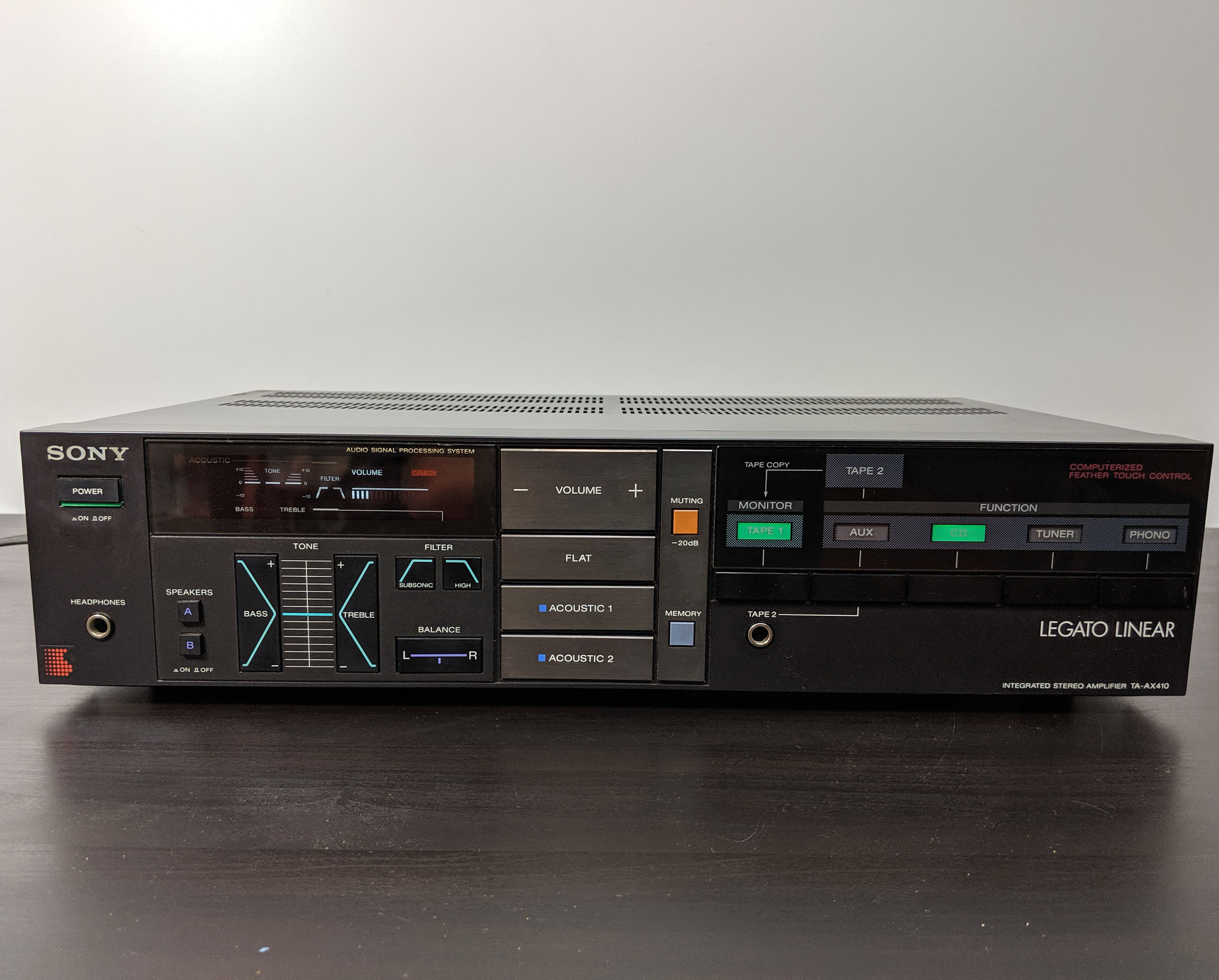 Vintage SONY TA-AX410 Integrated Stereo Amplifier Legato Linear