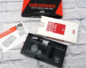 JVC C-P6BKU C-P6U Video Cassette Adapter VHS-C to VHS with Case