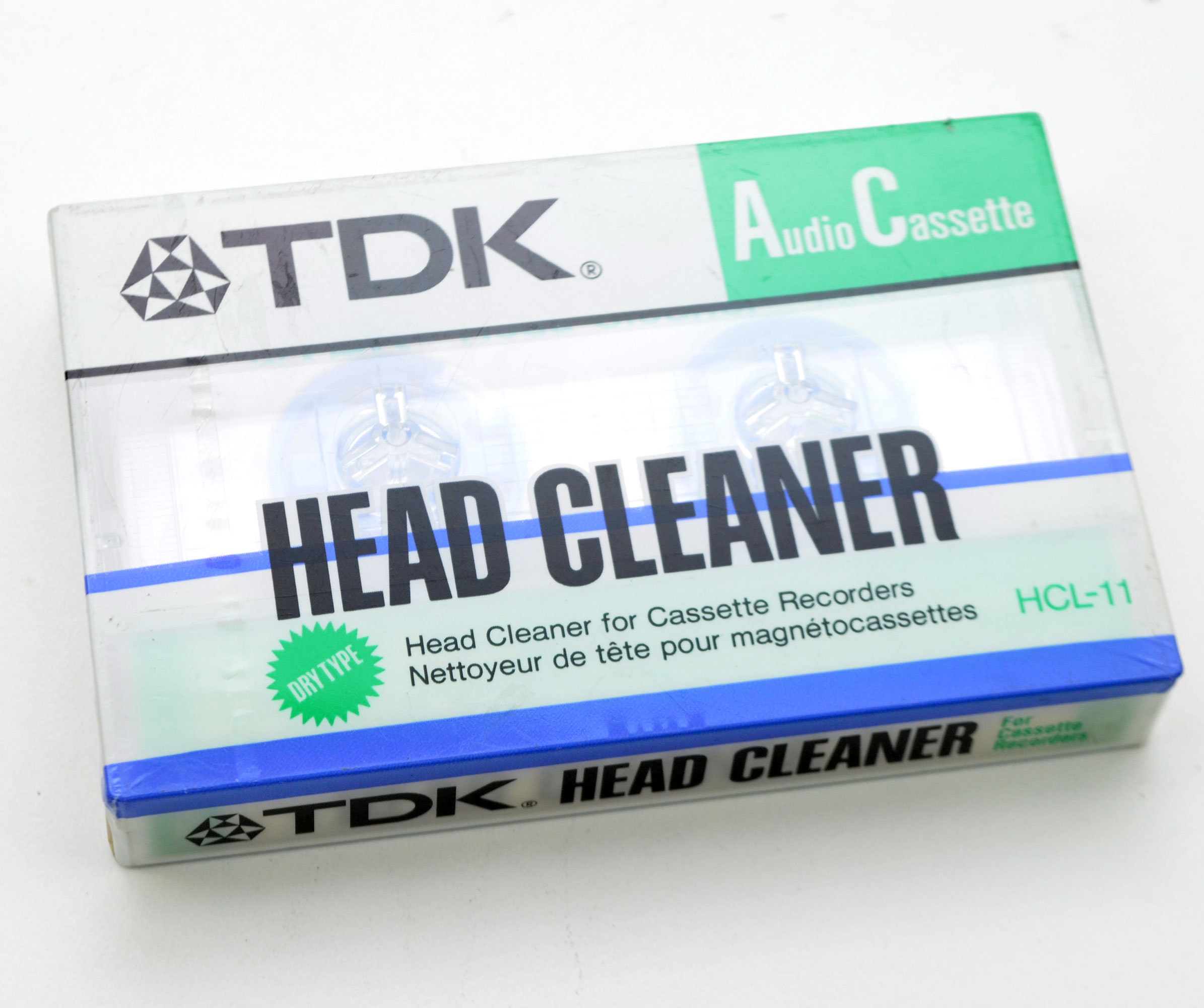 Vintage TDK Head Cleaner for Cassette Tape Recorders HCL-11 Dry Type Non  Abrasive Sealed Unused -  India