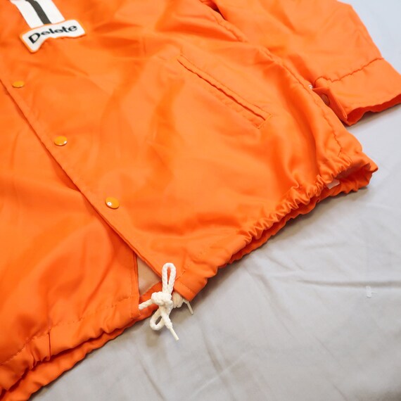 Vintage AVON SPORTSWEAR Nylon Jacket Orange DELET… - image 3