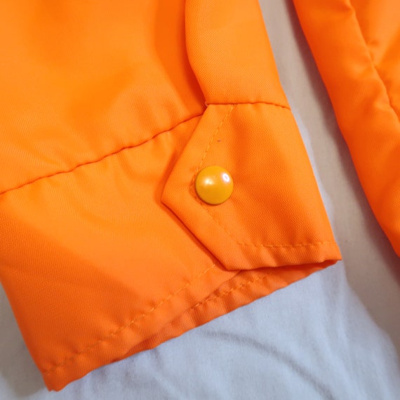 Vintage AVON SPORTSWEAR Nylon Jacket Orange DELET… - image 4