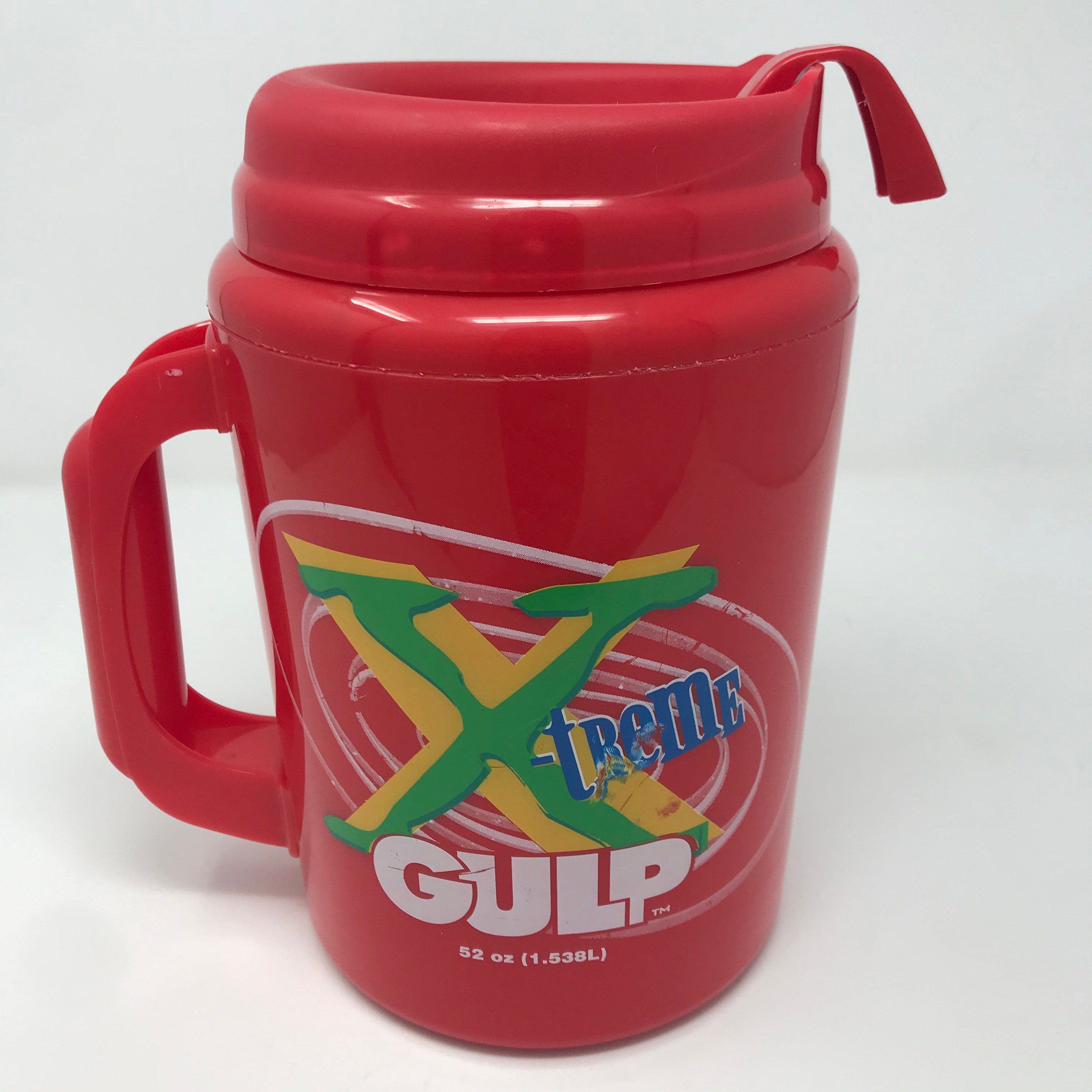 Vintage XTREME GULP Seven Eleven 52 Oz 1.5 Travel Mug Cups Plastic Made in  USA Alladin 