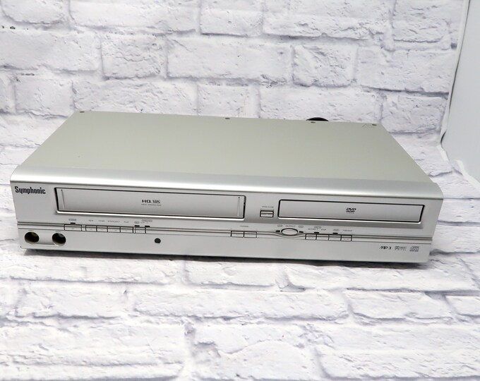 Symphonic VCR DVD Combo VHS Player 4 Head No Remote CWF804 Works - Etsy