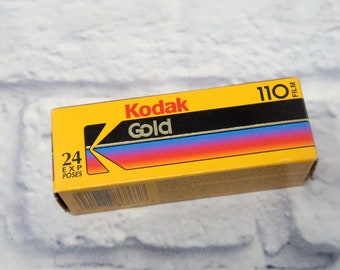 Vintage 1998 Kodak Gold 110 Film 24 Exposures Sealed Expired Film G4