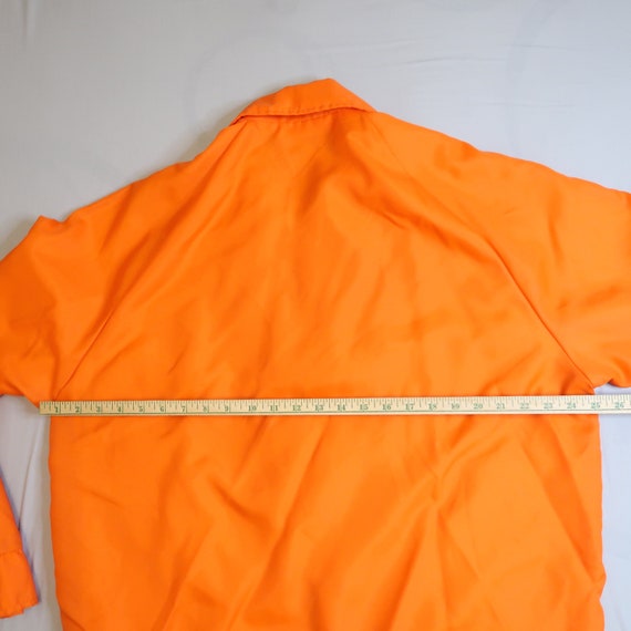 Vintage AVON SPORTSWEAR Nylon Jacket Orange DELET… - image 8