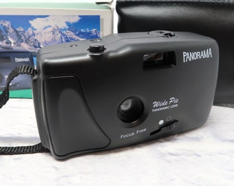 Vintage PANORAMA Wide Pic Focus Free 35mm Point & Shoot Film Camera Lomography