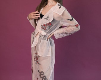 trench plastique transparent