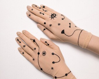 Nude Driving Gloves - Etsy