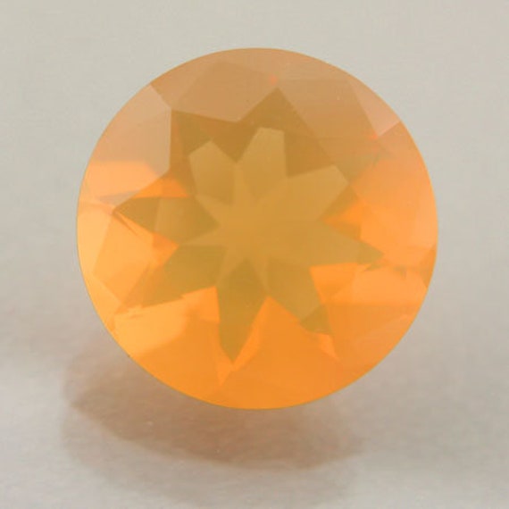 Australian Fire Opal Gemstone Custom Faceted Natural Orange Etsy