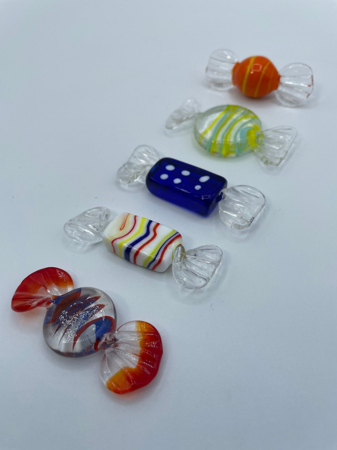 Murano Glass Candy Sweets Vintage Hand Blown Glass Candy Etsy
