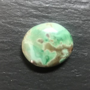 lucin variscite cabochon, green variscite gem, variscite ring size or pendant, oval variscite cab, Utah gemstone, spider web variscite