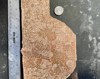Large Copper Smelter Firebrick Slab, Copper Mine Artifact Keweenaw Peninsula Michigan, copper brick for cabbing wire wrapping