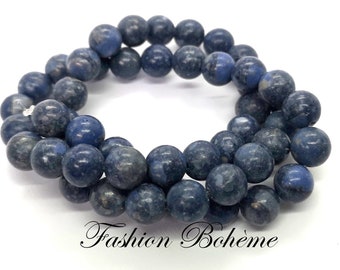 X 20 blue coral beads 6 MM