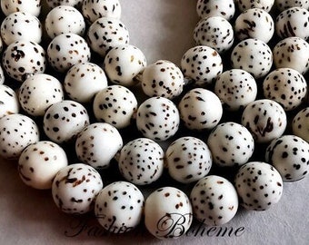 x 10 perles graines de  Bodhi 5.8 /  6 / 7.8 / 8 / 9.8 / 10 mm