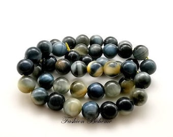 x 10 Dream Beads Tiger Eye 6/7.8/8 mm