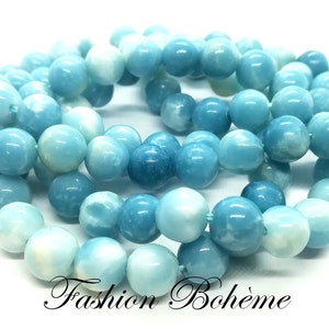 x 5 x 10 blue Larimars beads grade A 6/8/10 MM
