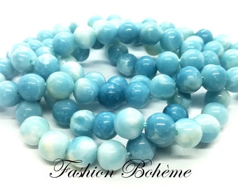 x 5 x 10 blauwe Larimar kralen klasse A 6/8/10 MM