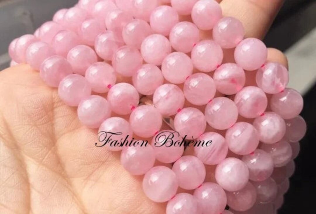 Perline Di Quarzo Rosa Naturale In Filo - 6x14 Mm, 38 Cm, Per Gioielli Fai Da Te