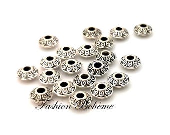 Arbre de Vie Perles Moyen Beige & Blanc - Site de lescreationsdadeline3
