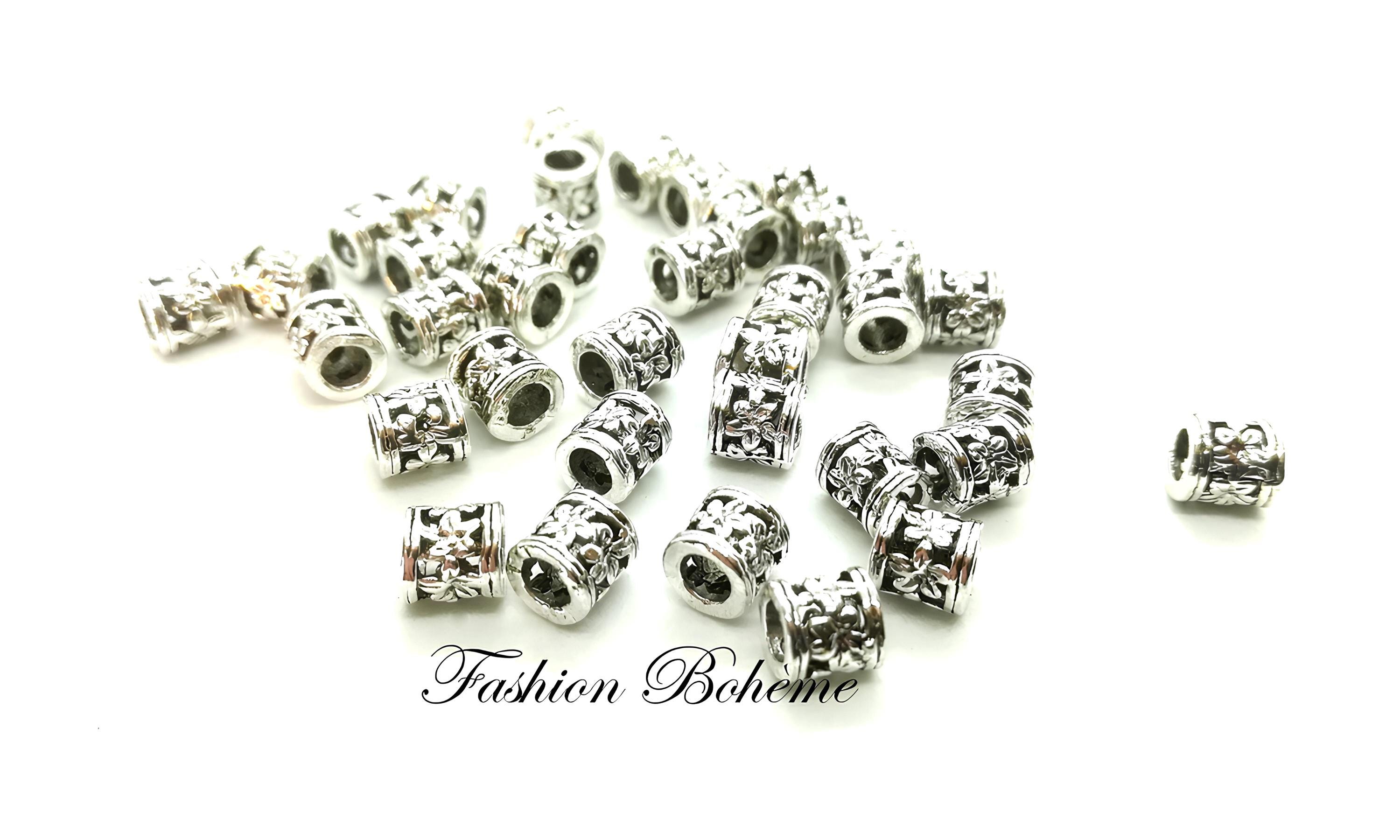 30 Pezzi Adabele Autentici Perline Tubolari Curve Lisce In Argento Sterling 925 Da 30 Mm X 2 Mm Foro Da 15 Mm Per La Creazione Di Gioielli Ss2~p114457150 - Foto 6