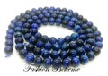 x 1 strand round blue tiger eye beads 6\/8 mm (8 mm x 48 beads) (6 mm x 60 beads). product logo