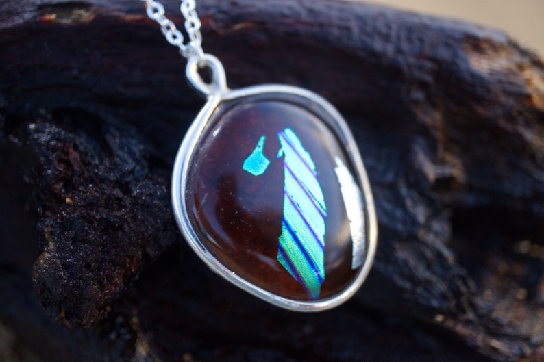 Kauai made Kauai brown scarab sea glass Dichroic,Hawaiian sea glass Sea glass jewelry Genuine sea glass Hawaiian jewelry