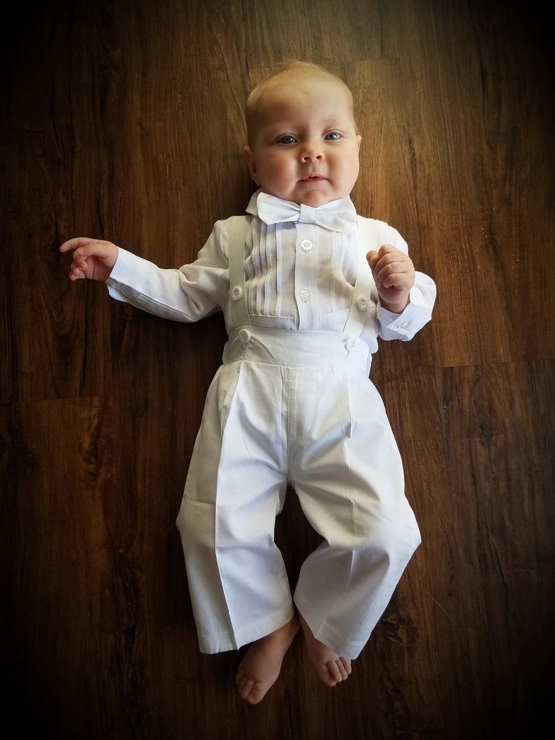 Baby boy blessing outfit Baby boy baptism outfit Baby boy Etsy