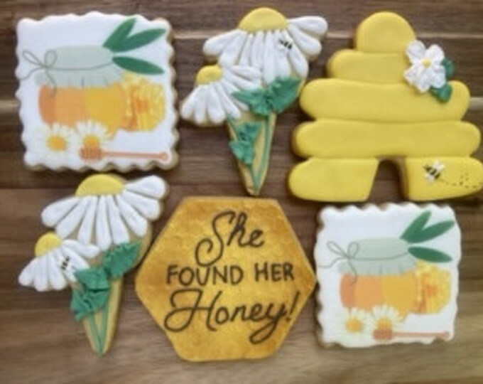 She Found Her Honey Wedding Shower Cookies Etsy