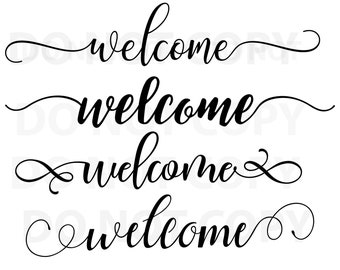 Welcome Svg Etsy